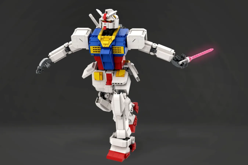 legotruman LEGO Ideas 投稿《機動戰士鋼彈》RX-78-2 鋼彈（LEGO GUNDAM）