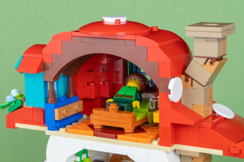 Jonaskramm LEGO Ideas 投稿「蘑菇屋」（LEGO MUSHROOM HOUSE）