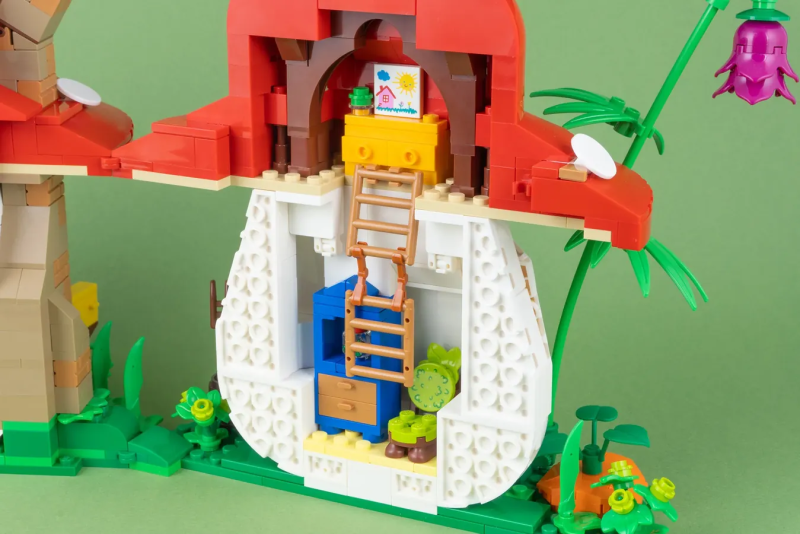 Jonaskramm LEGO Ideas 投稿「蘑菇屋」（LEGO MUSHROOM HOUSE）