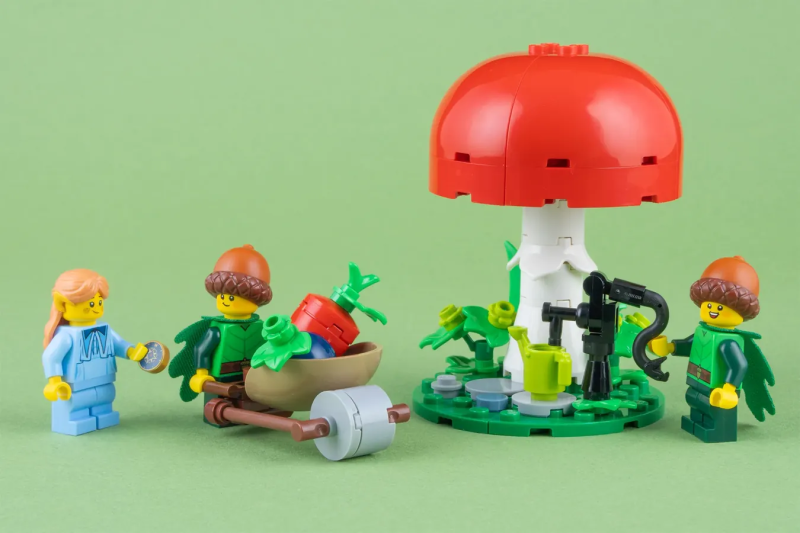 Jonaskramm LEGO Ideas 投稿「蘑菇屋」（LEGO MUSHROOM HOUSE）
