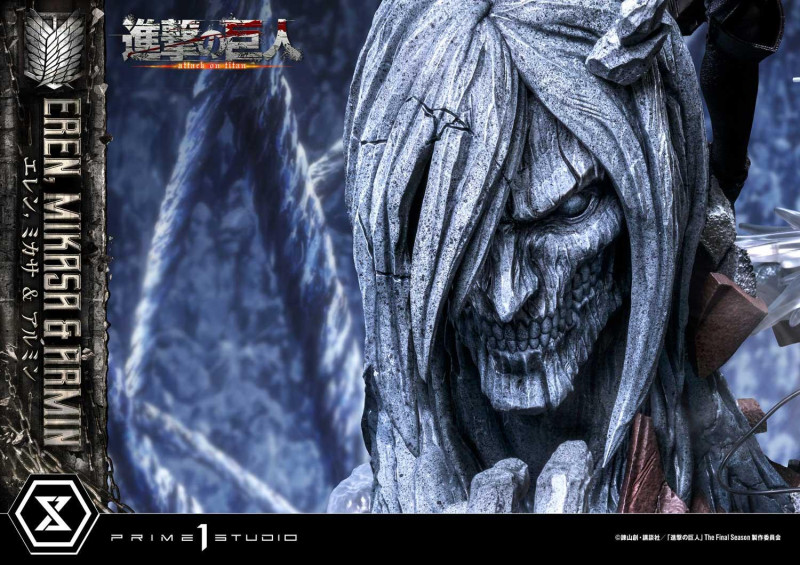 Prime 1 Studio《進擊的巨人》艾連・米卡莎・阿爾敏（エレン・ミカサ・アルミン）1/4 比例場景雕像 普通版/DX特典版