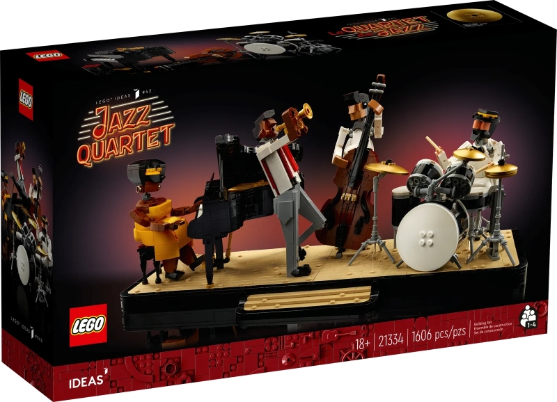LEGO 21334 Ideas 系列「爵士四重奏」Jazz Quartet 正式發表！