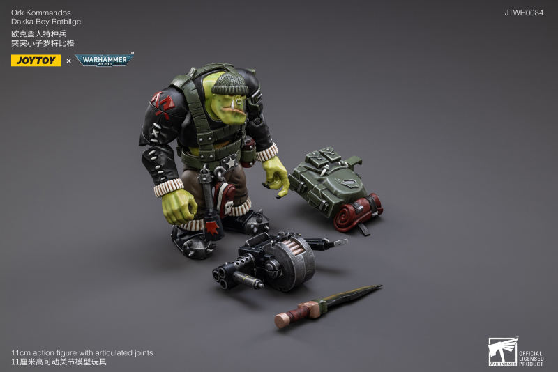 Waaagh!JOYTOY 1/18 《戰鎚40000》歐克蠻人特種兵