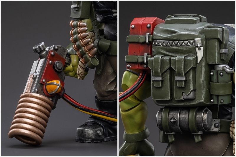 Waaagh!JOYTOY 1/18 《戰鎚40000》歐克蠻人特種兵