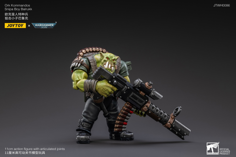 Waaagh!JOYTOY 1/18 《戰鎚40000》歐克蠻人特種兵
