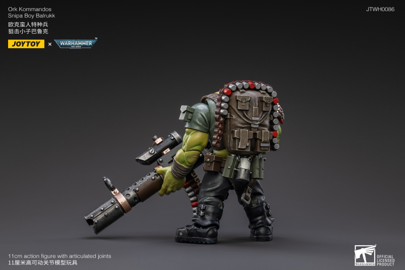Waaagh!JOYTOY 1/18 《戰鎚40000》歐克蠻人特種兵