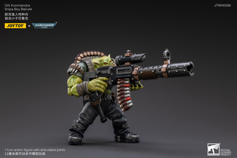 Waaagh!JOYTOY 1/18 《戰鎚40000》歐克蠻人特種兵