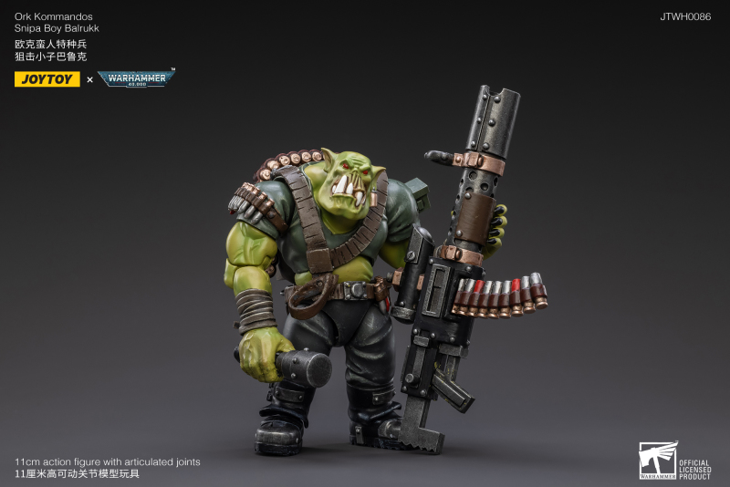 Waaagh!JOYTOY 1/18 《戰鎚40000》歐克蠻人特種兵