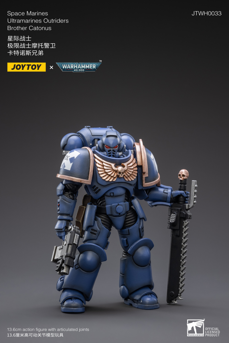 JOYTOY 1/18 《戰鎚40000》星際戰士 極限戰士摩托警衛 &amp; 黑色聖堂摩托警衛