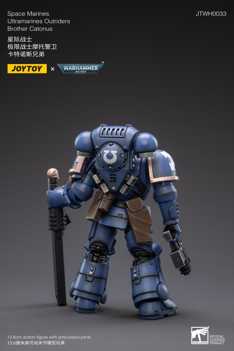 JOYTOY 1/18 《戰鎚40000》星際戰士 極限戰士摩托警衛 &amp; 黑色聖堂摩托警衛