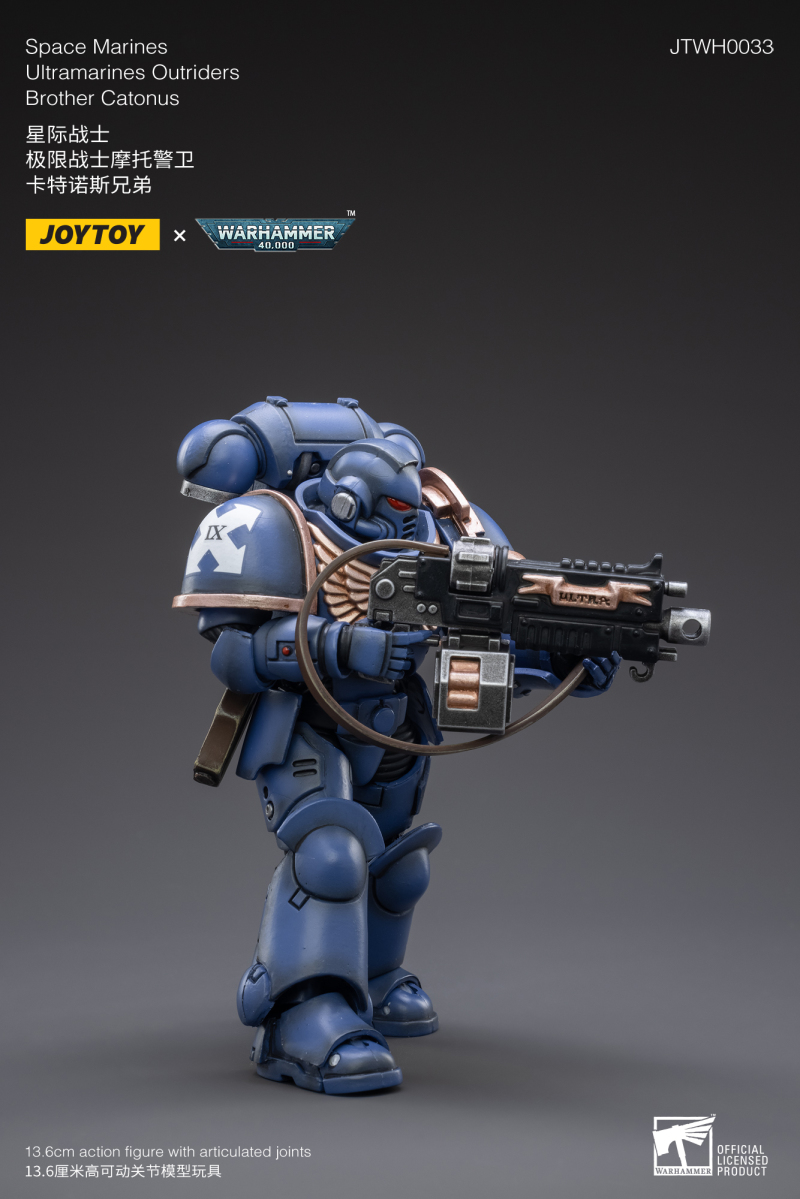 JOYTOY 1/18 《戰鎚40000》星際戰士 極限戰士摩托警衛 &amp; 黑色聖堂摩托警衛