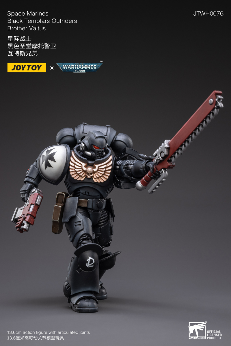 JOYTOY 1/18 《戰鎚40000》星際戰士 極限戰士摩托警衛 &amp; 黑色聖堂摩托警衛