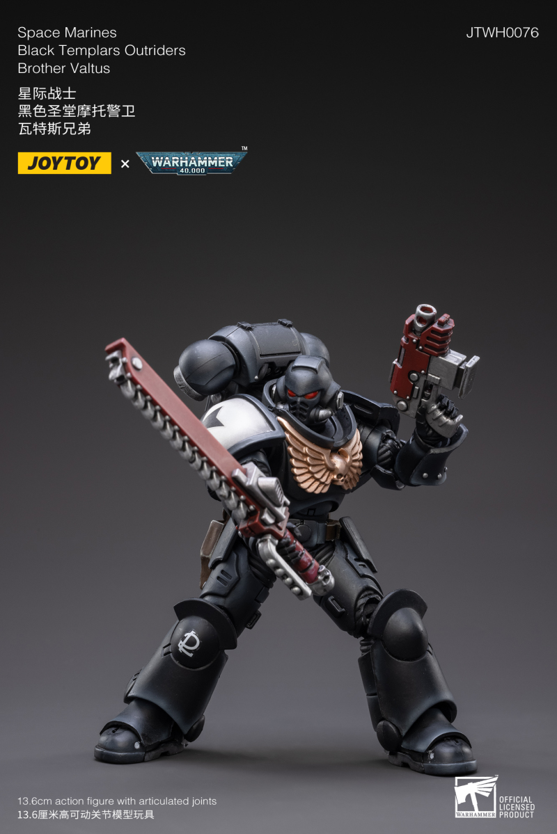 JOYTOY 1/18 《戰鎚40000》星際戰士 極限戰士摩托警衛 &amp; 黑色聖堂摩托警衛