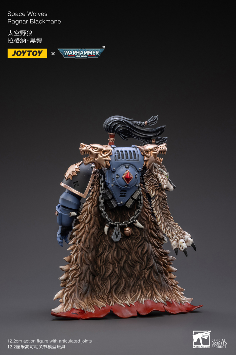 JOYTOY 1/18 《戰鎚40000》太空野狼 拉格纳‧黑鬃 &amp; 兇殘比約恩