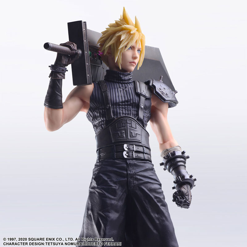 STATIC ARTS《FFVII 重製版》克勞德·史特萊夫 單手扛毀滅劍的經典造型立體化!