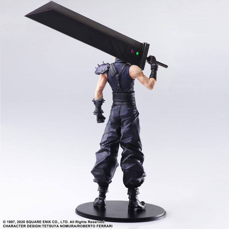 STATIC ARTS《FFVII 重製版》克勞德·史特萊夫 單手扛毀滅劍的經典造型立體化!