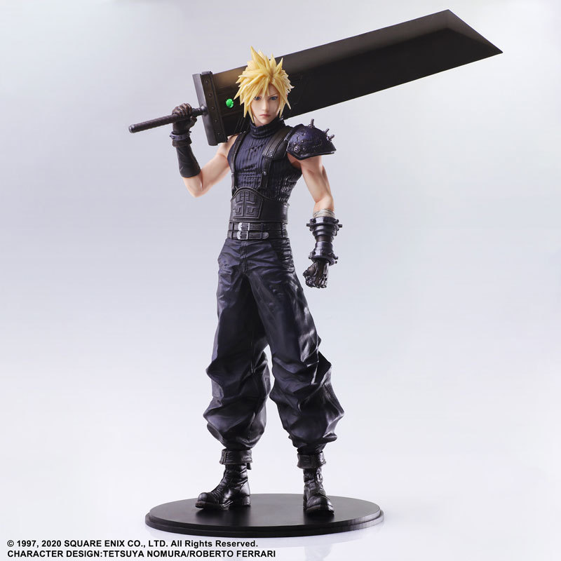 STATIC ARTS《FFVII 重製版》克勞德·史特萊夫 單手扛毀滅劍的經典造型立體化!