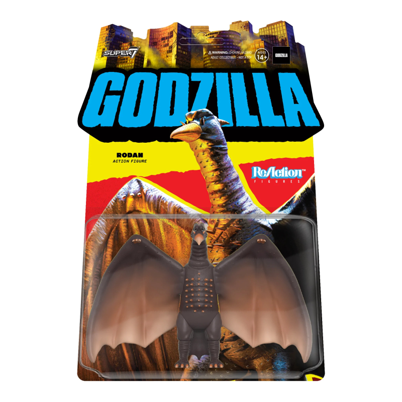 SUPER7 ReAction Figures 系列「東寶怪獸」第一波 吊卡玩具 元祖哥吉拉襲來!