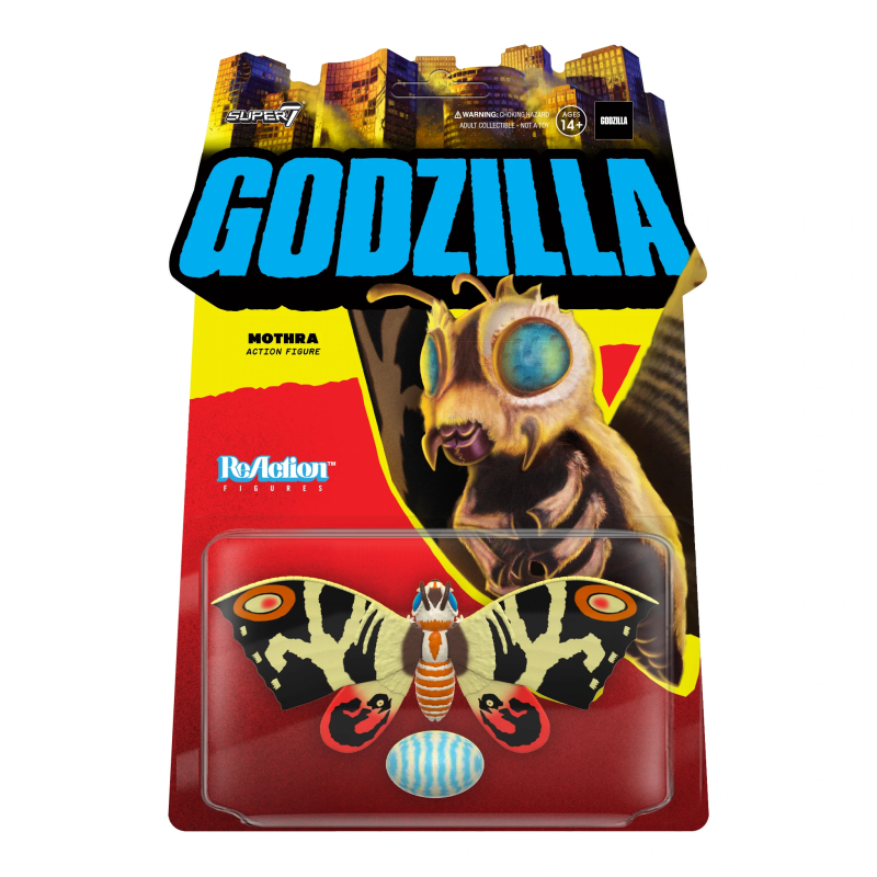 SUPER7 ReAction Figures 系列「東寶怪獸」第一波 吊卡玩具 元祖哥吉拉襲來!
