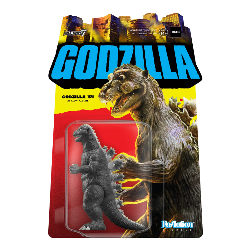 SUPER7 ReAction Figures 系列「東寶怪獸」第一波 吊卡玩具 元祖哥吉拉襲來!