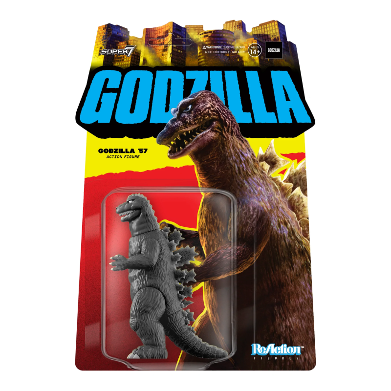 SUPER7 ReAction Figures 系列「東寶怪獸」第一波 吊卡玩具 元祖哥吉拉襲來!