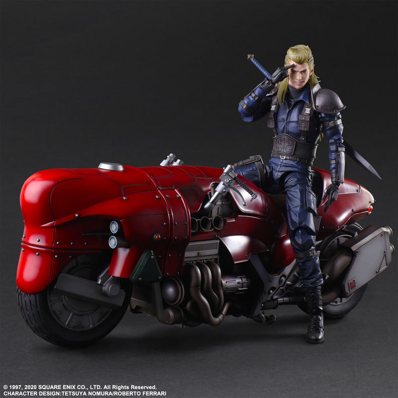 狂速飆仔!PLAY ARTS改《FF7重製版》羅謝&機車套組 不曉得幾年沒下摩托車了...