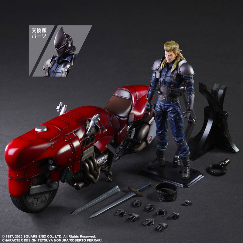狂速飆仔!PLAY ARTS改《FF7重製版》羅謝&機車套組 不曉得幾年沒下摩托車了...