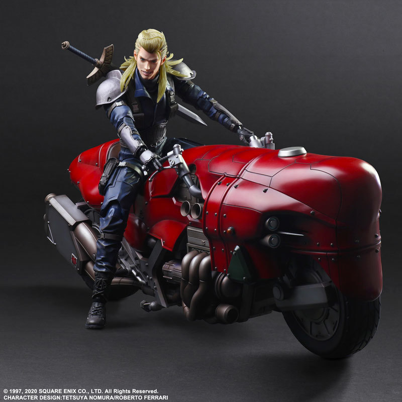 狂速飆仔!PLAY ARTS改《FF7重製版》羅謝&機車套組 不曉得幾年沒下摩托車了...