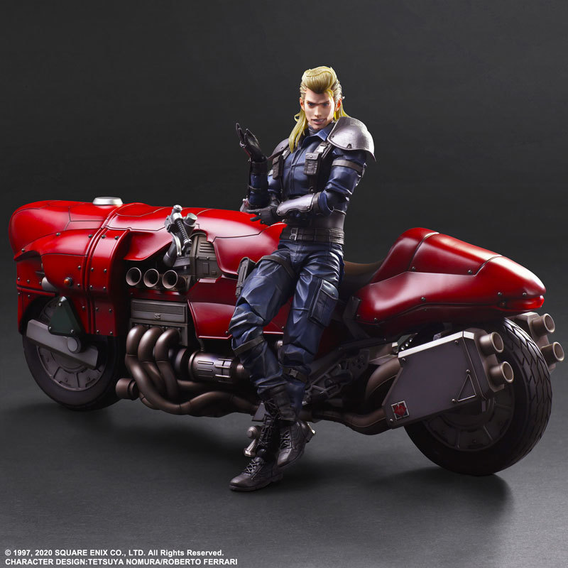 狂速飆仔!PLAY ARTS改《FF7重製版》羅謝&機車套組 不曉得幾年沒下摩托車了...