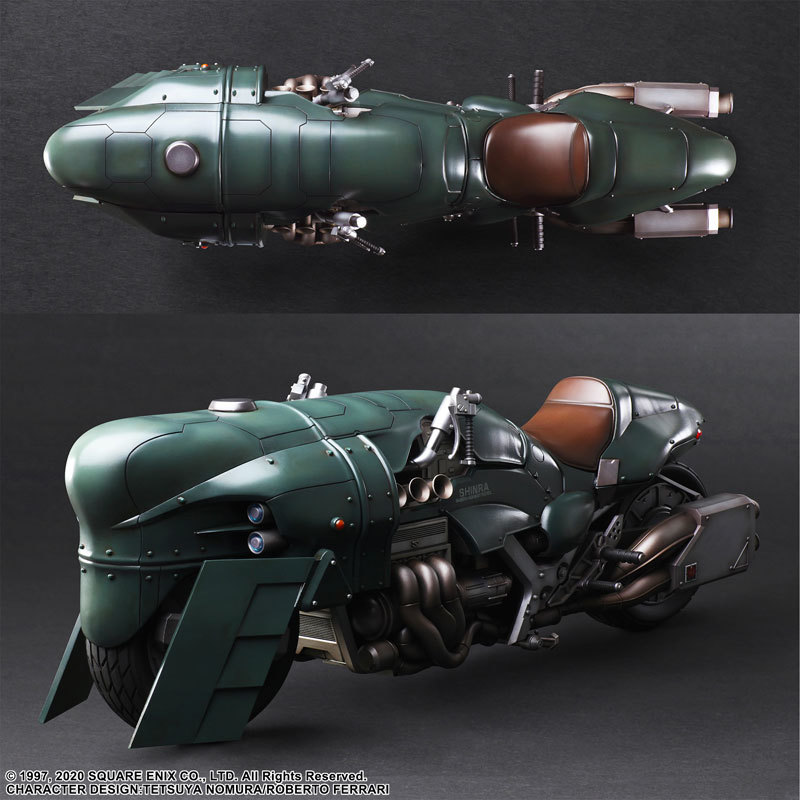 菁英部隊深夜追逐戰!PLAY ARTS改《FF7重製版》上級機車警備兵&摩托車套組