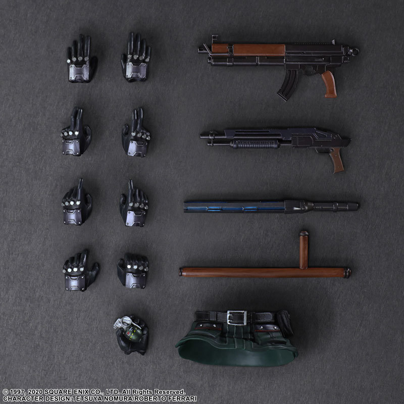 菁英部隊深夜追逐戰!PLAY ARTS改《FF7重製版》上級機車警備兵&摩托車套組