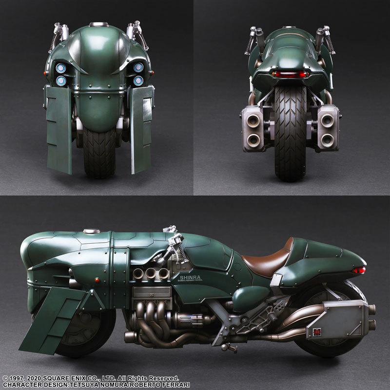 菁英部隊深夜追逐戰!PLAY ARTS改《FF7重製版》上級機車警備兵&摩托車套組