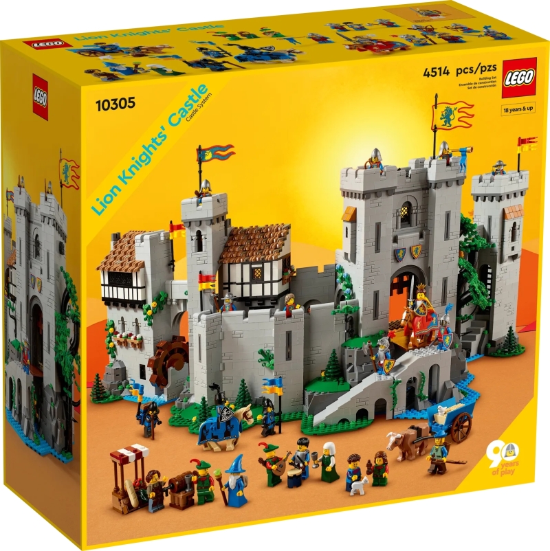 LEGO 10305 ICONS 系列【獅子騎士的城堡】Lion Knights' Castle 中世紀榮光再來！