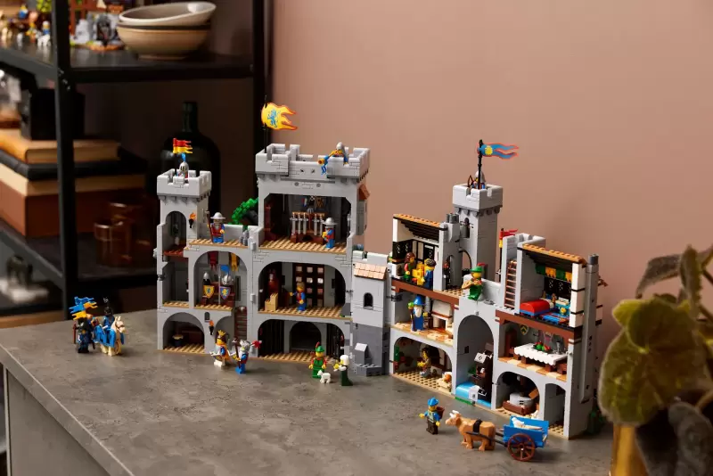 LEGO 10305 ICONS 系列【獅子騎士的城堡】Lion Knights' Castle 中世紀 ...