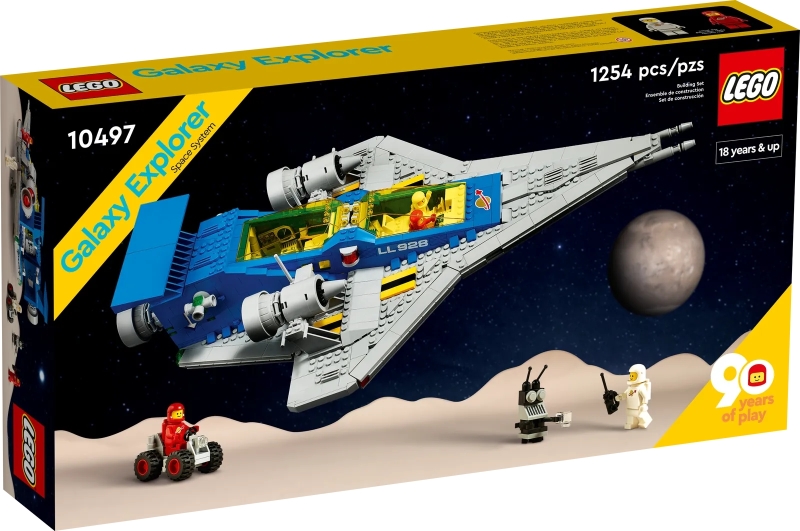 LEGO 10497 ICONS 系列【銀河探險家】Galaxy Explorer 復古科技感的經典太空船再次啟航！