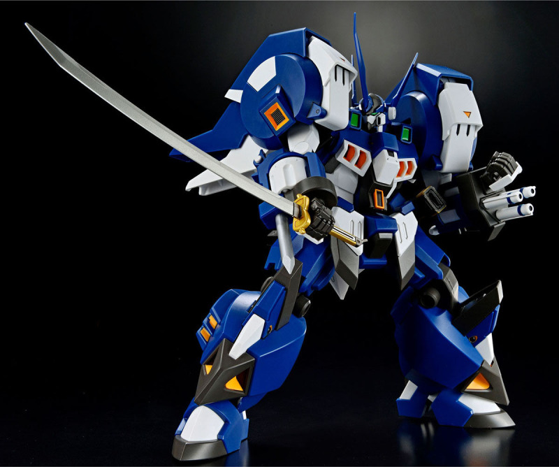 夜間迷彩規格搭配新規武裝獅子王太刀『HG 超級機器人大戰OG 古鐵夜戰型』預計 10 月發售！