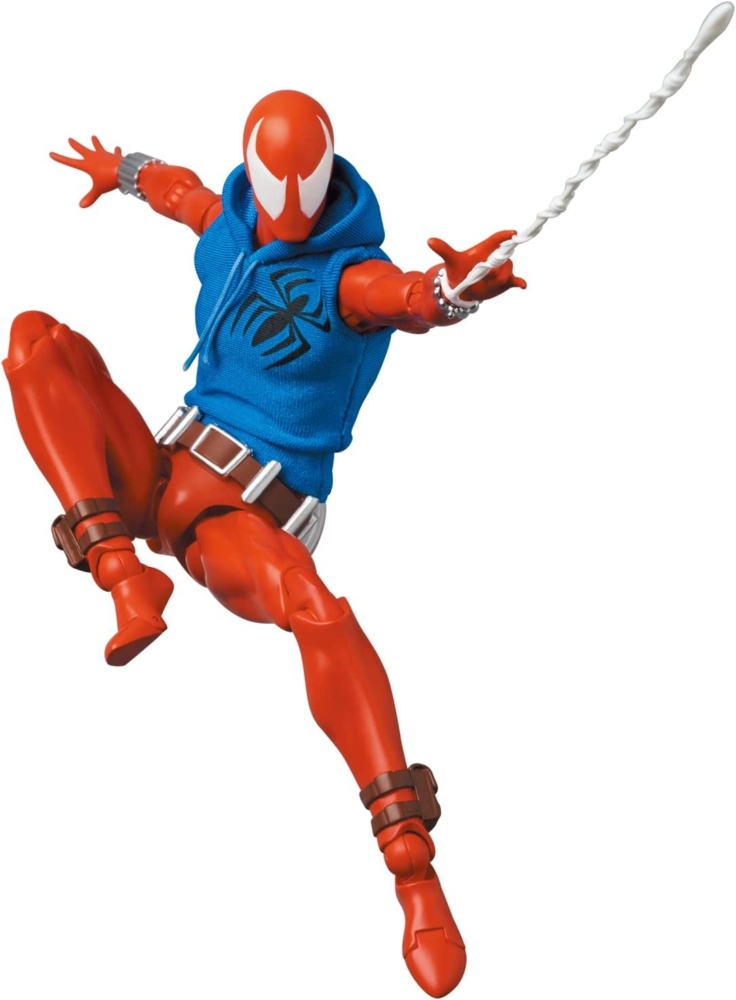 MAFEX MARVEL「緋紅蜘蛛人 漫畫版本」（Scarlet Spider Comic Ver.）可動人偶