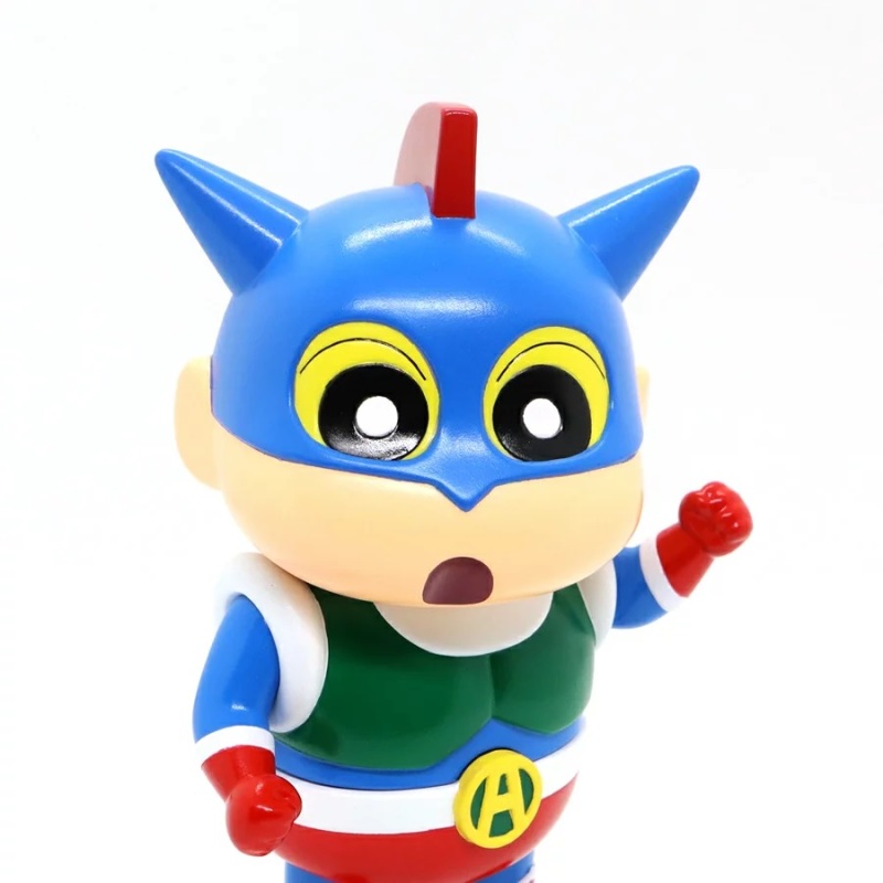 看我的動感光波！Electric Toys SOFVIPS《蠟筆小新》動感超人裝小新