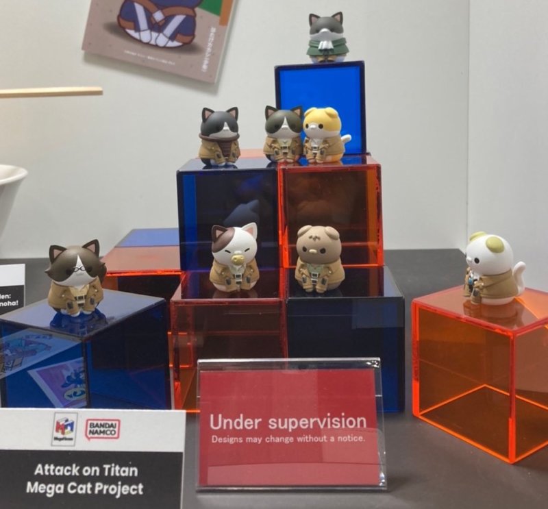 調查兵團化身可愛貓咪 MEGA CAT PROJECT『進擊的貓咪』商品情報公開!