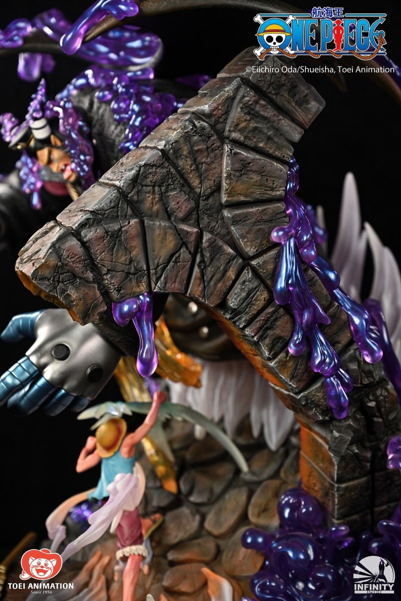 Infinity Studio《ONE PIECE》「魯夫 VS 麥哲倫」場景雕像 推進城的史詩級戰鬥大魄力再現!