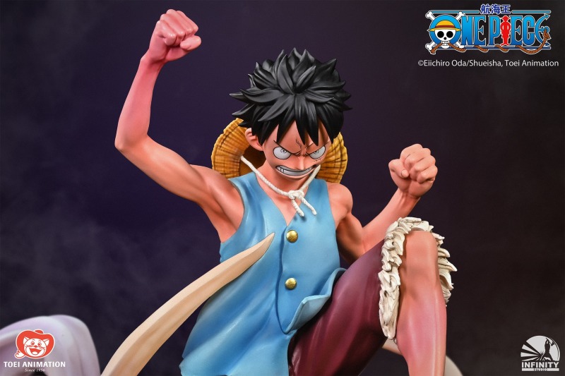 Infinity Studio《ONE PIECE》「魯夫 VS 麥哲倫」場景雕像 推進城的史詩級戰鬥大魄力再現!