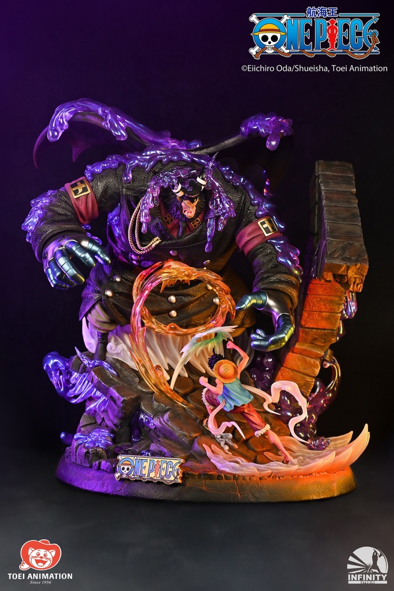 Infinity Studio《ONE PIECE》「魯夫 VS 麥哲倫」場景雕像 推進城的史詩級戰鬥大魄力再現!