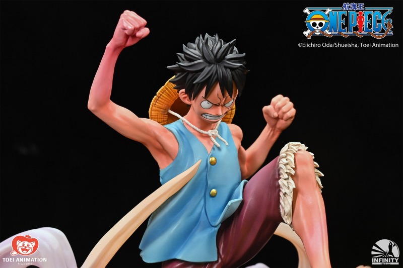Infinity Studio《ONE PIECE》「魯夫 VS 麥哲倫」場景雕像 推進城的史詩級戰鬥大魄力再現!