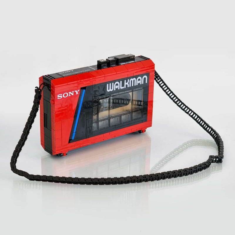 Jerac LEGO Ideas投稿「SONY WALKMAN」1:1 比例還原經典卡帶式隨身聽！