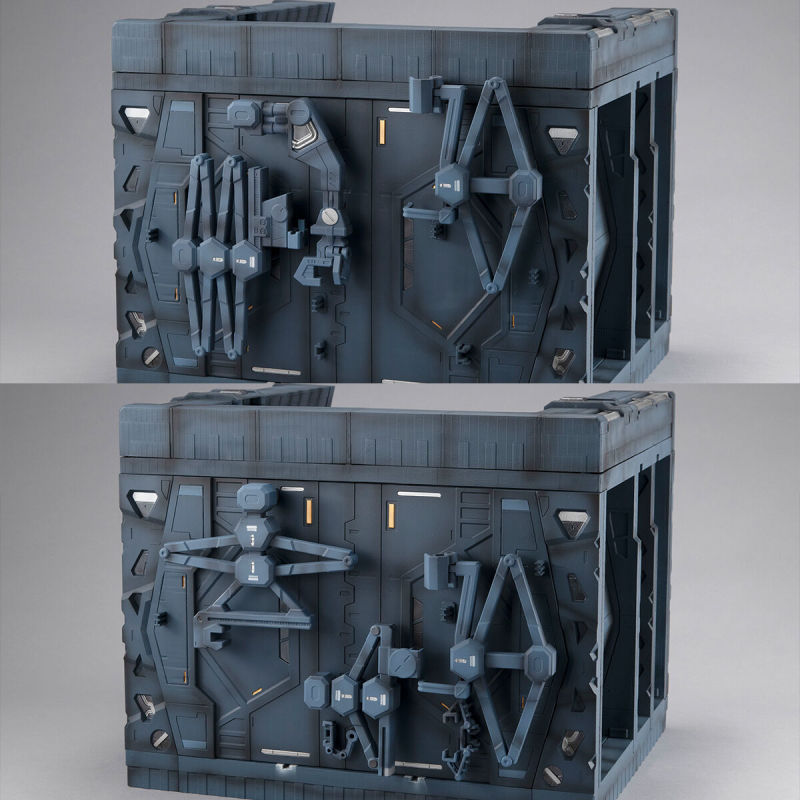 厚重色彩徹底塗裝 RMS『機動戰士鋼彈SEED G情景模型 大天使號格納庫』預計 2023 年 03 月發售！