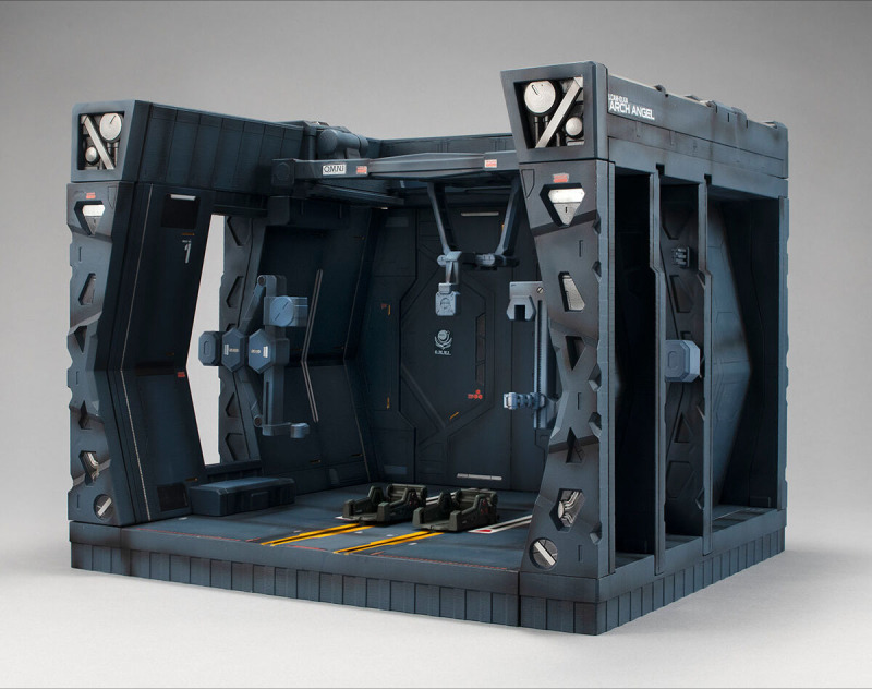 厚重色彩徹底塗裝 RMS『機動戰士鋼彈SEED G情景模型 大天使號格納庫』預計 2023 年 03 月發售！