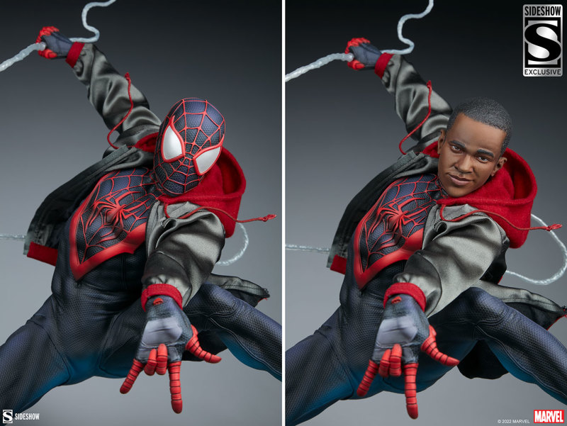 Sideshow Premium Format Figure 系列 MARVEL「邁爾斯·摩拉斯」Miles Morales 全身雕像 普通版/EX版