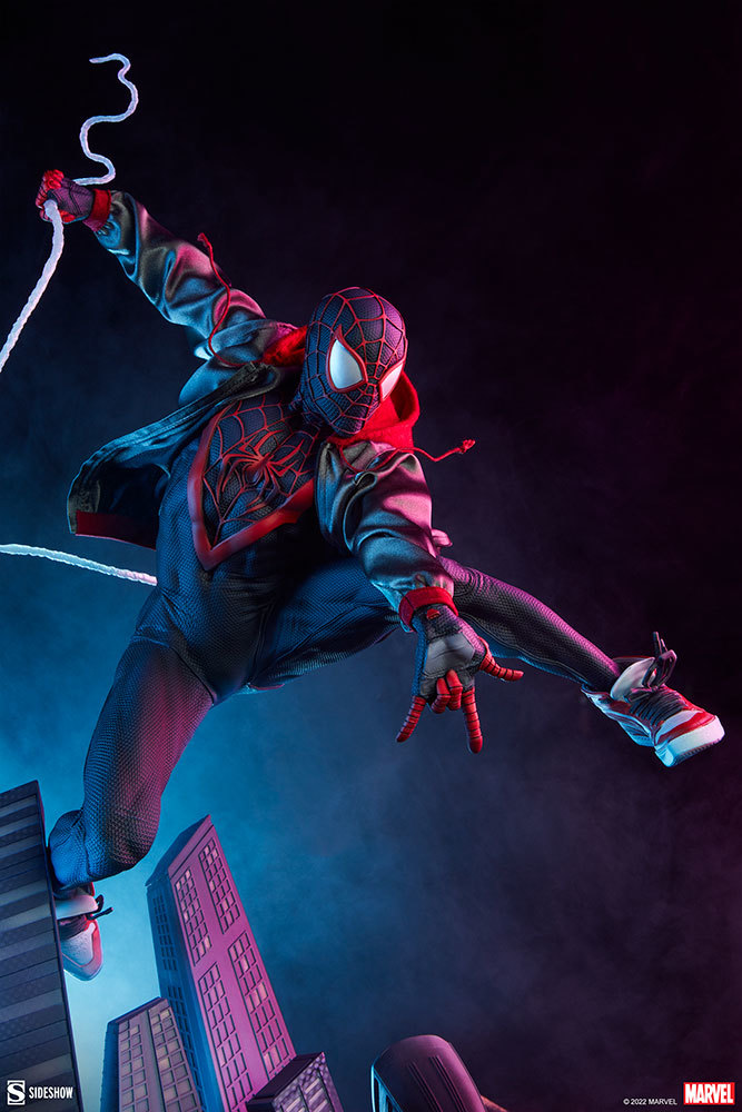 Sideshow Premium Format Figure 系列 MARVEL「邁爾斯·摩拉斯」Miles Morales 全身雕像 普通版/EX版