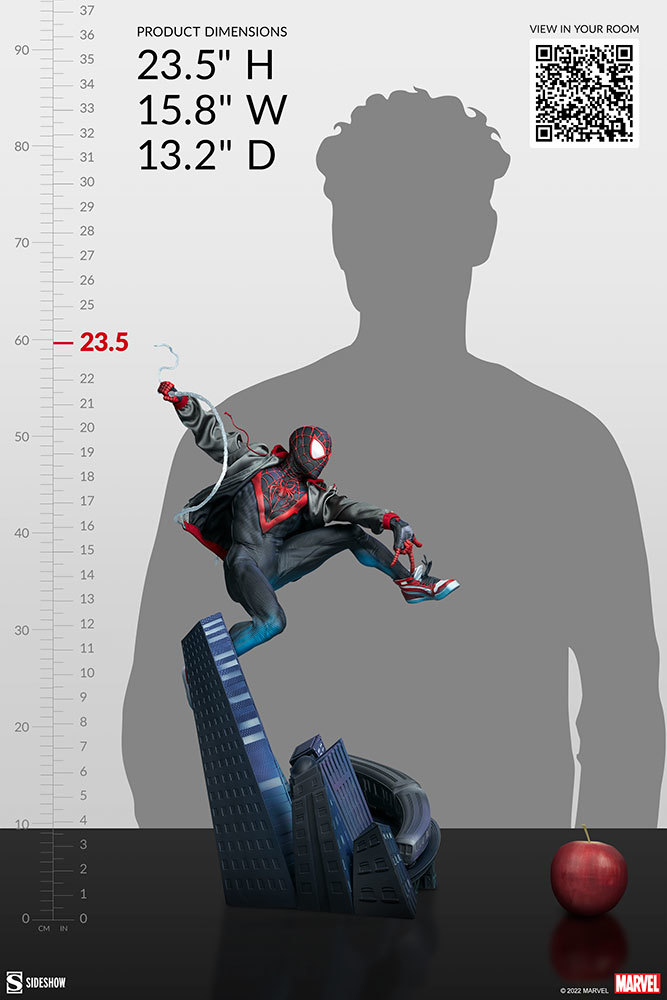 Sideshow Premium Format Figure 系列 MARVEL「邁爾斯·摩拉斯」Miles Morales 全身雕像 普通版/EX版
