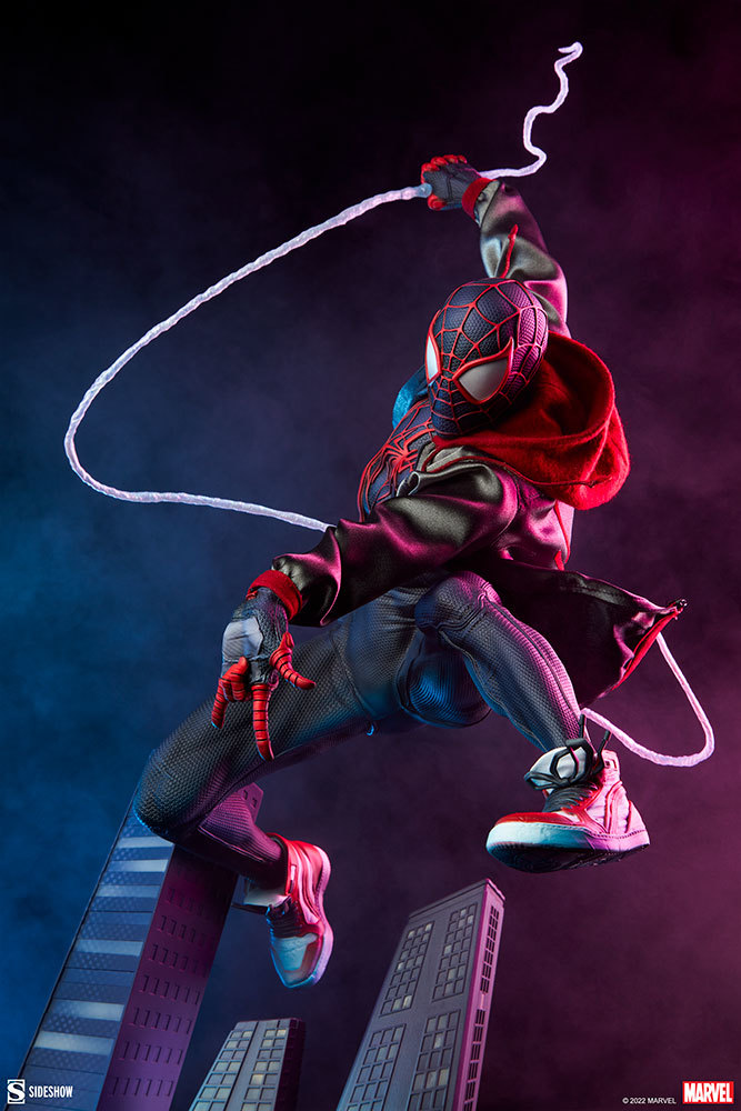Sideshow Premium Format Figure 系列 MARVEL「邁爾斯·摩拉斯」Miles Morales 全身雕像 普通版/EX版